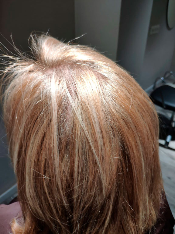 Barros con mechas después